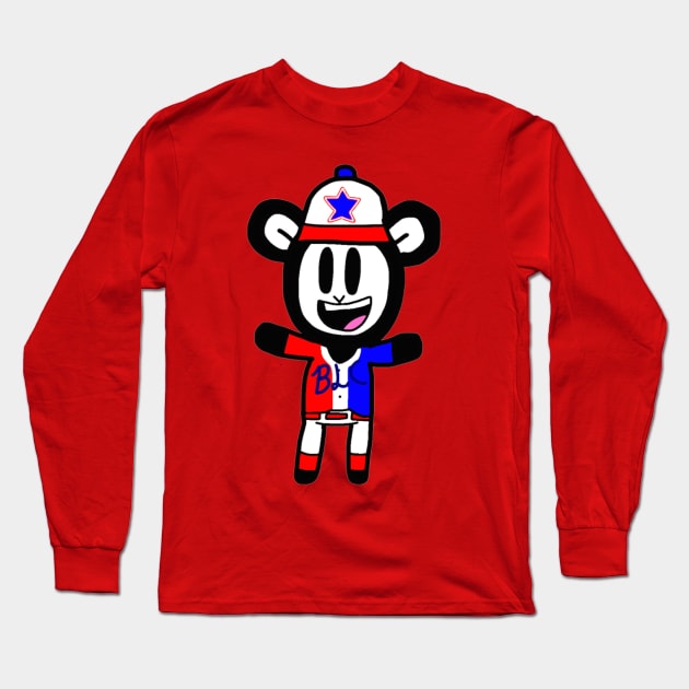 Baseball Baby Lamb Long Sleeve T-Shirt by BabyLambCreations143